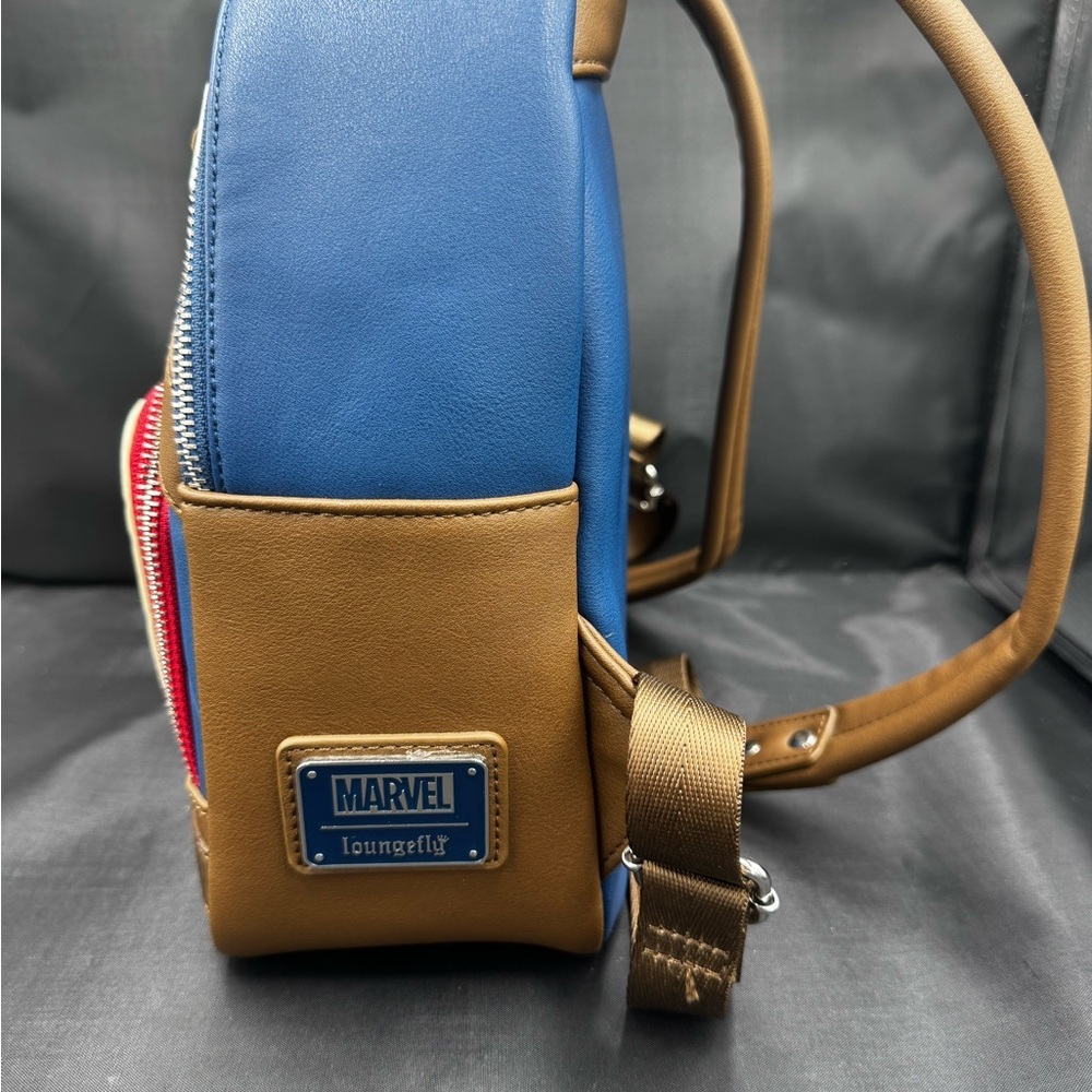 Loungefly Captain America Mini Backpack - Picture 2 of 9